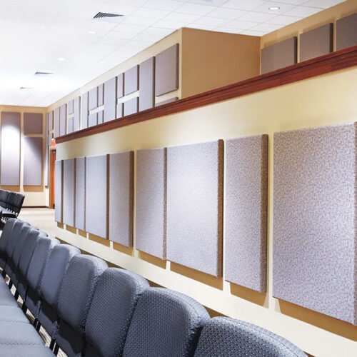 Durable acoustic wall panels