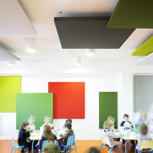 Impact resilient acoustic wall panels